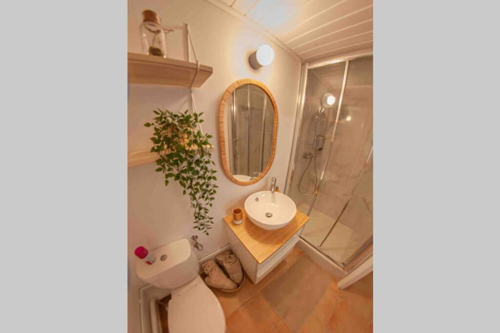 Charmant Studio/T2 Au Calme Avec Jardin Et Parking โฟส์-ซูร์-แมร์ ภายนอก รูปภาพ