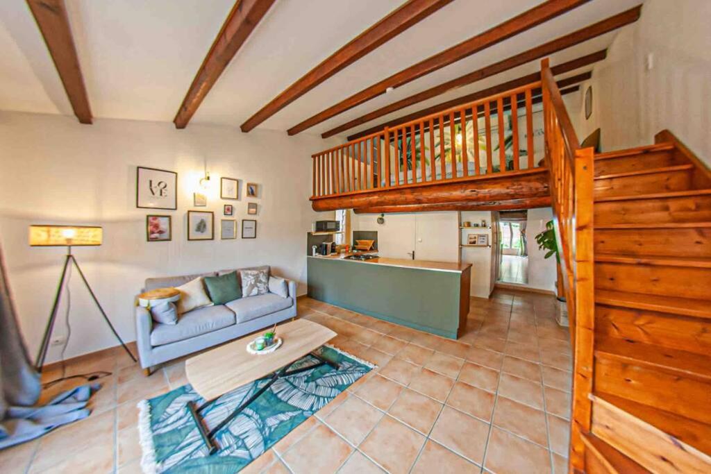 Charmant Studio/T2 Au Calme Avec Jardin Et Parking โฟส์-ซูร์-แมร์ ภายนอก รูปภาพ